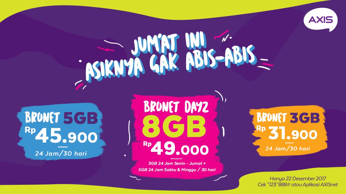 Paket Internet Murah Axis Mingguan