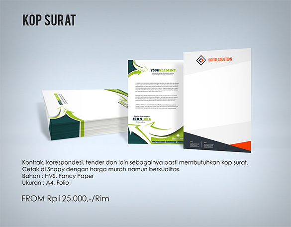 Cetak kop surat